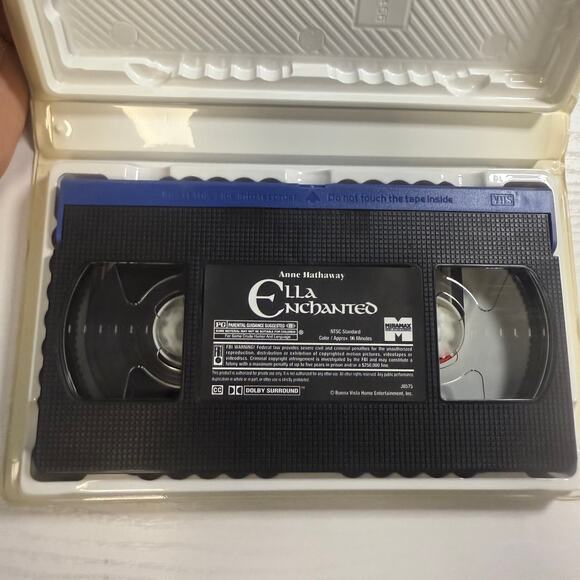 Ella Enchanted VHS (2004) — Anne Hathaway Fantasy Film, Tested & Working - Picture 3 of 3